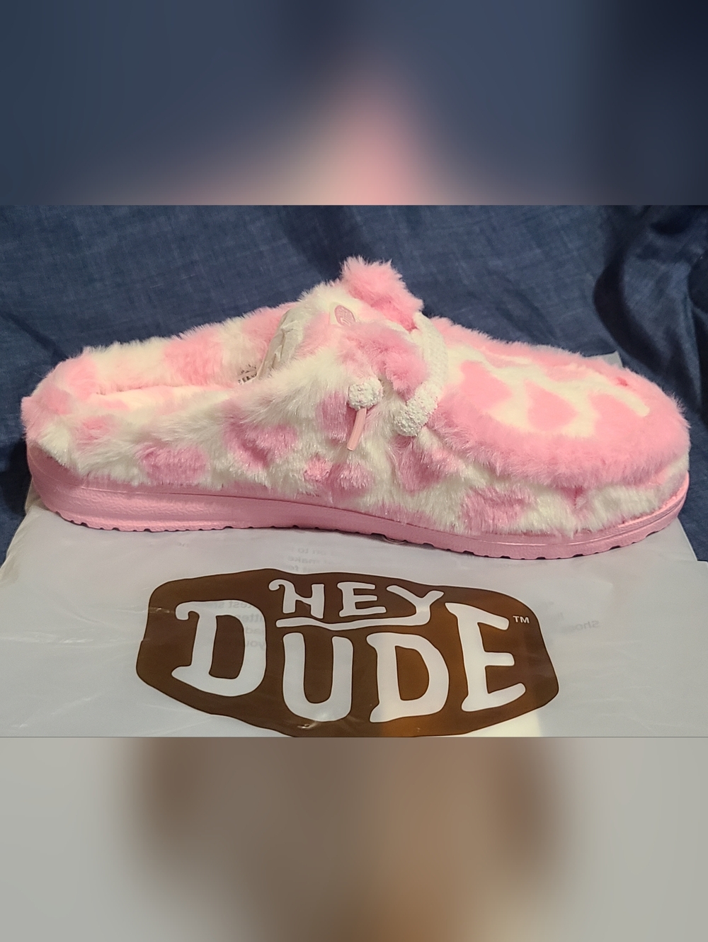 Hey Dude Wendy Heart Slippers, New In Original Packaging!  Womens 10 - Picture 6 of 10